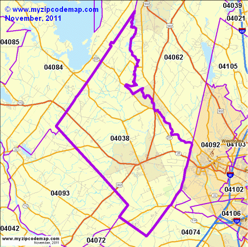 map of 04038