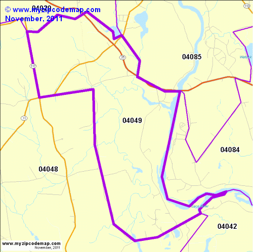 map of 04049