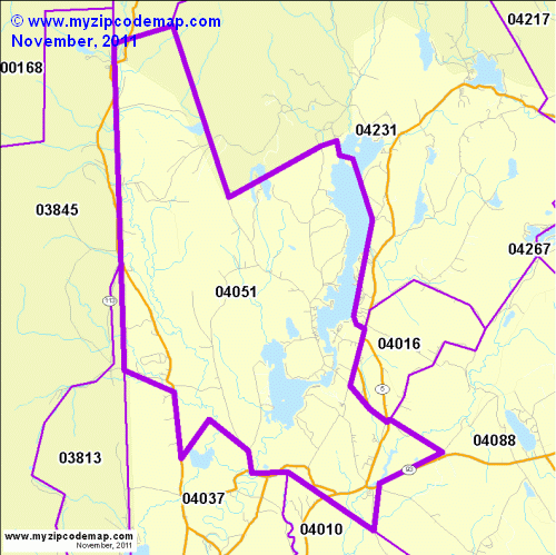 map of 04051