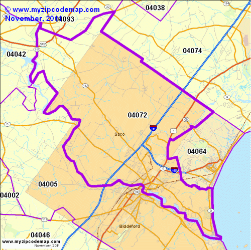 map of 04072