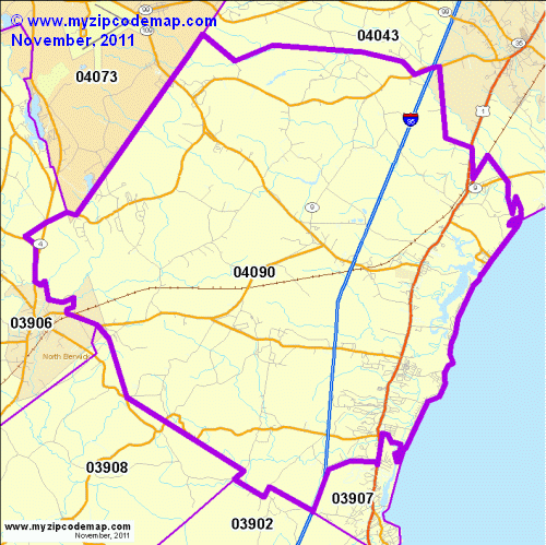 map of 04090