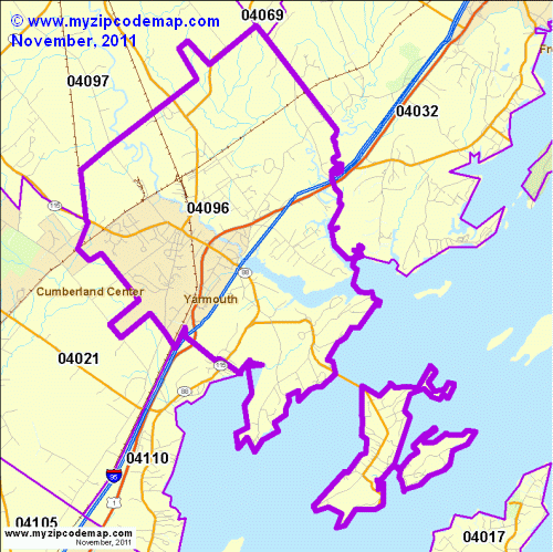 map of 04096