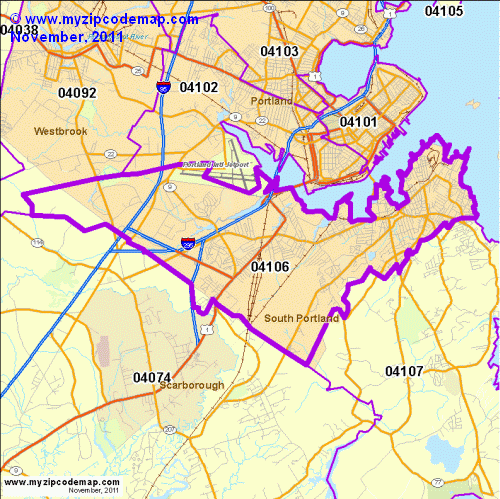map of 04106