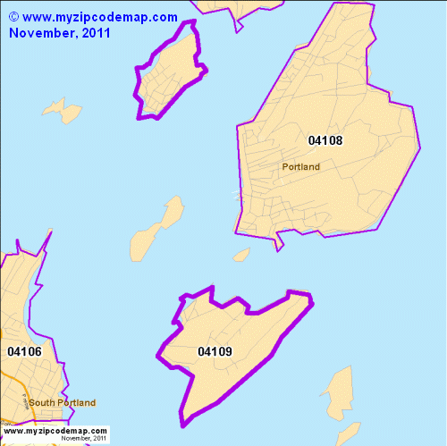 map of 04109