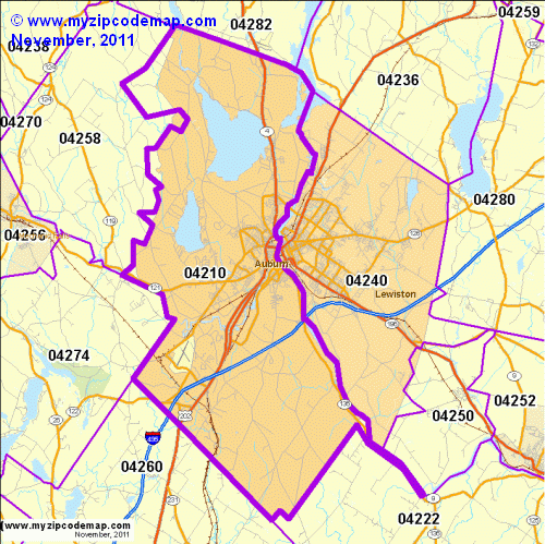 map of 04210