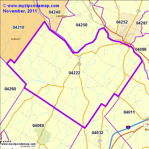 map of 04222