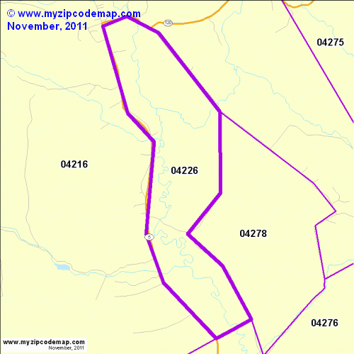 map of 04226