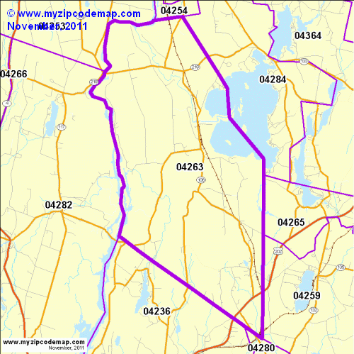 map of 04263