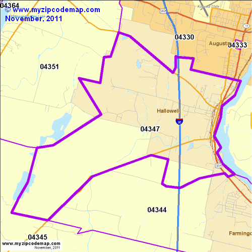map of 04347