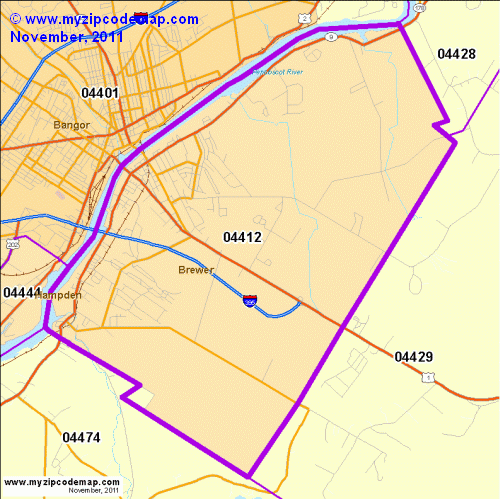 map of 04412