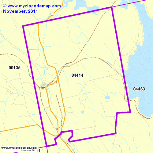 map of 04414