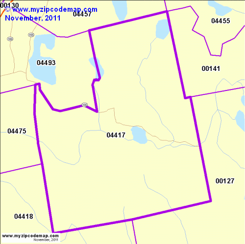 map of 04417