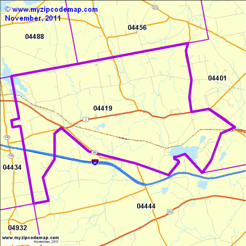 map of 04419