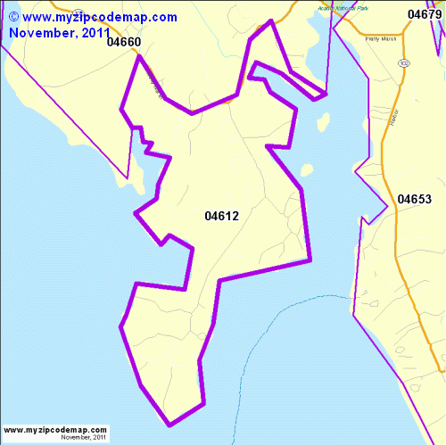 map of 04612