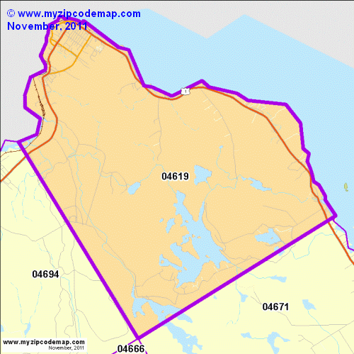 map of 04619