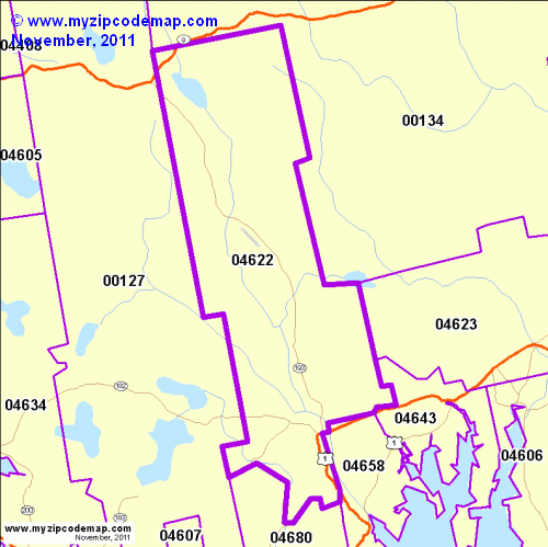 map of 04622