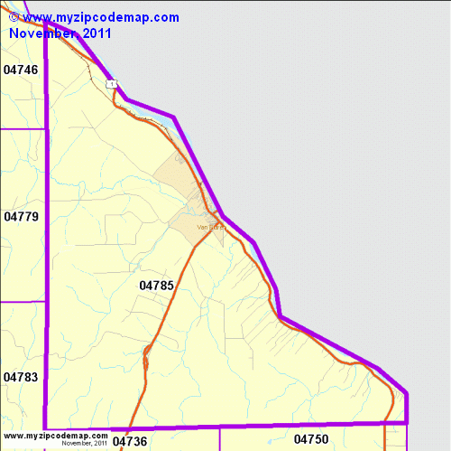 map of 04785