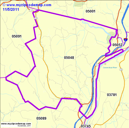 map of 05048