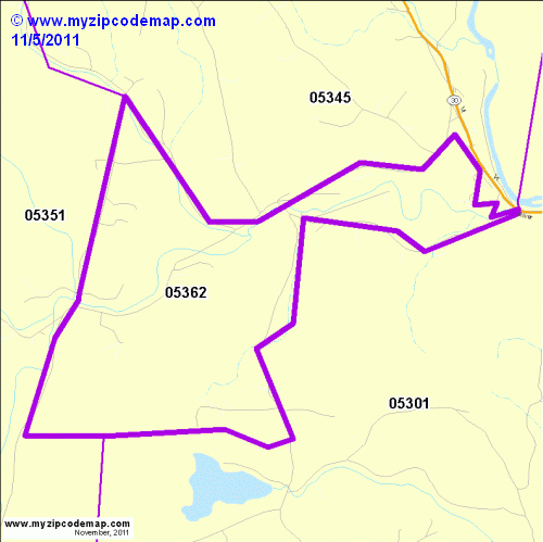 map of 05362