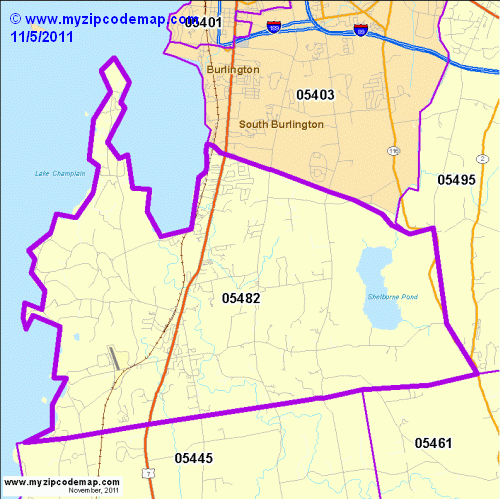 map of 05482
