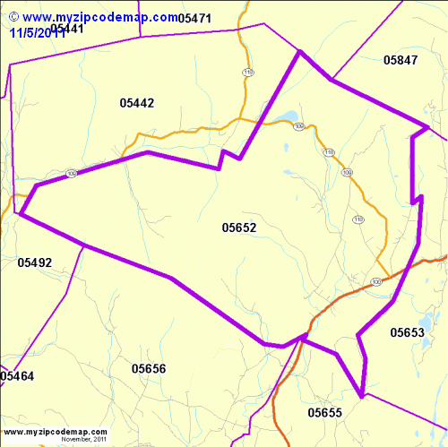 map of 05652