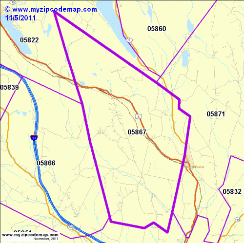 map of 05867