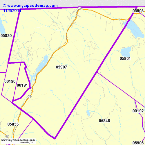 map of 05907