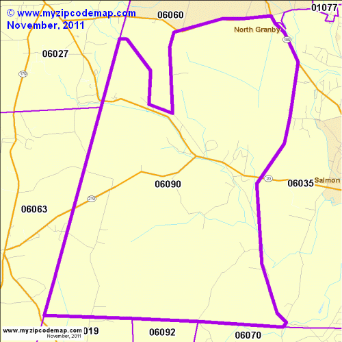 map of 06090