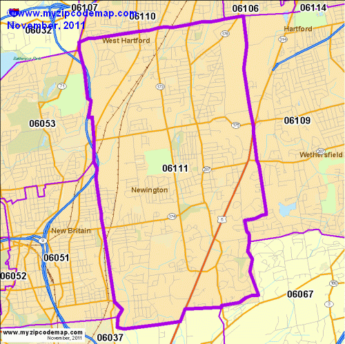 map of 06111