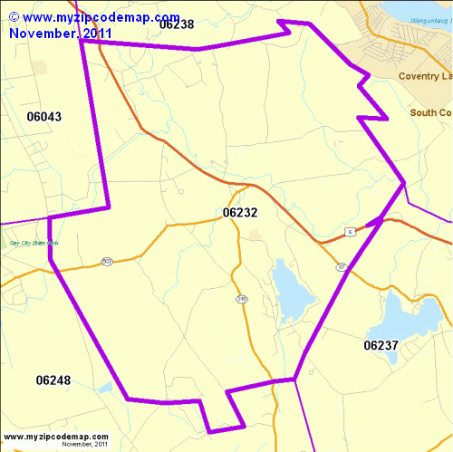 map of 06232
