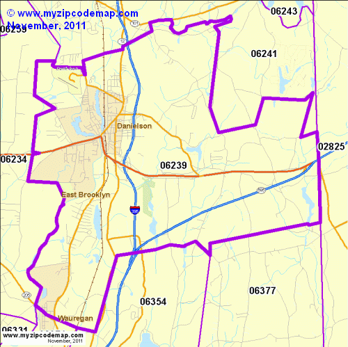 map of 06239