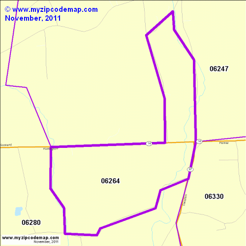 map of 06264
