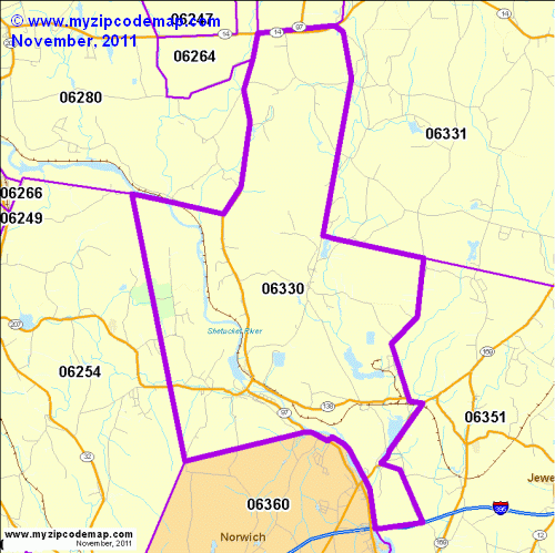 map of 06330
