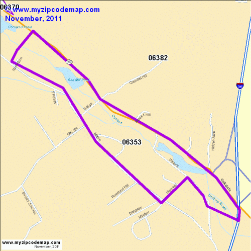 map of 06353