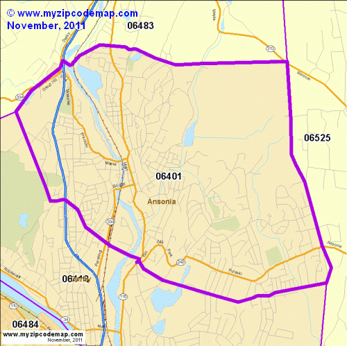map of 06401