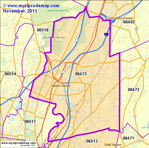 map of 06473