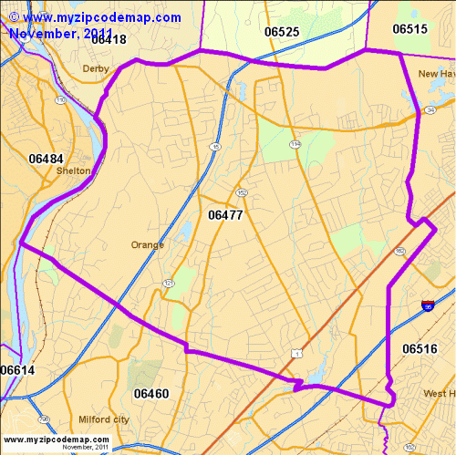 map of 06477