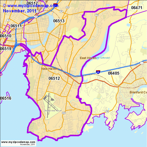 map of 06512