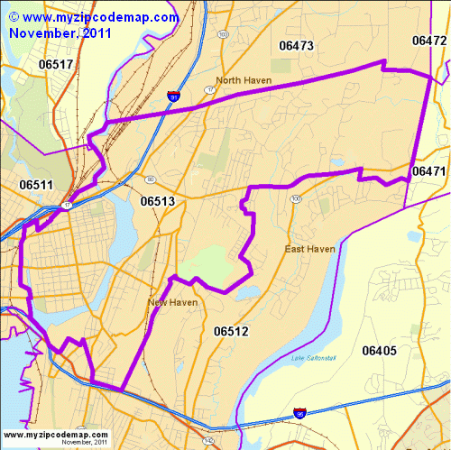 map of 06513