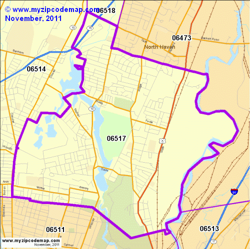 map of 06517