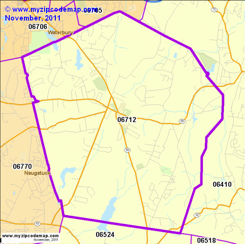 map of 06712