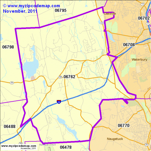 map of 06762