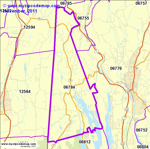 map of 06784