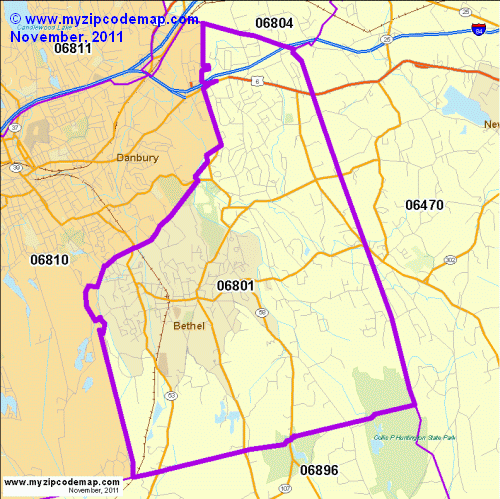 map of 06801