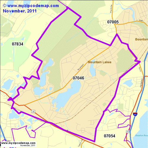 map of 07046