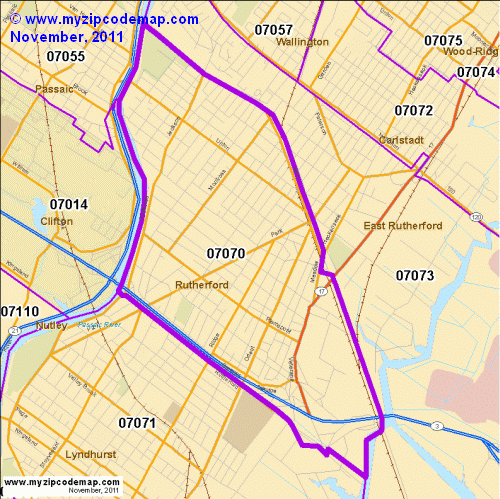 map of 07070