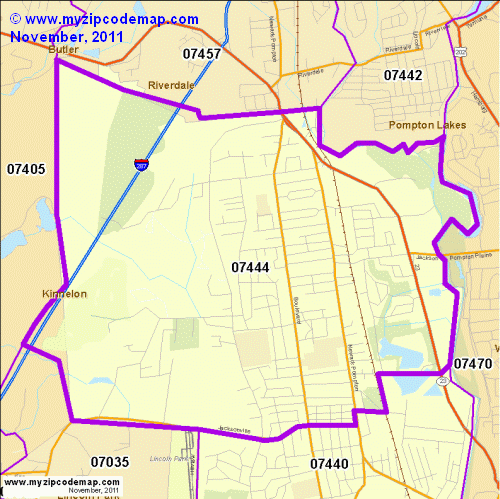 map of 07444