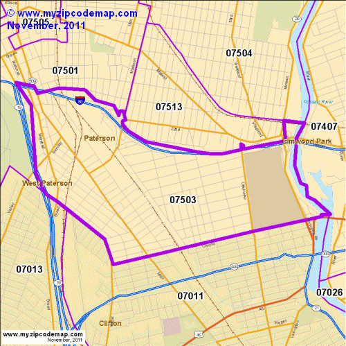 map of 07503