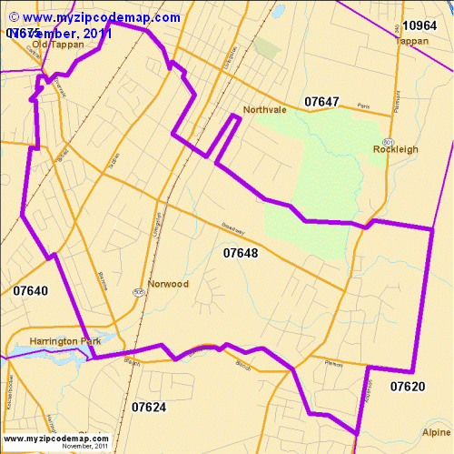 map of 07648