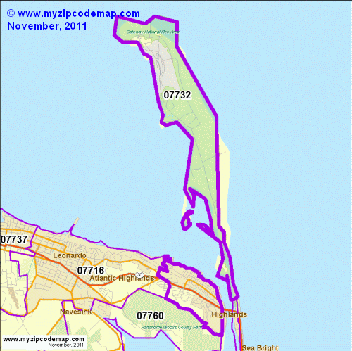 map of 07732